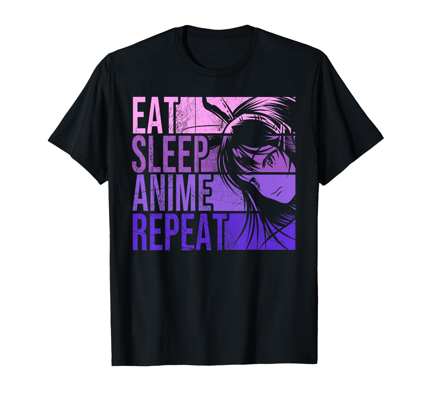 Eat Sleep Anime Repeat - Anime Lovers Gifts Idea Girls T-Shirt