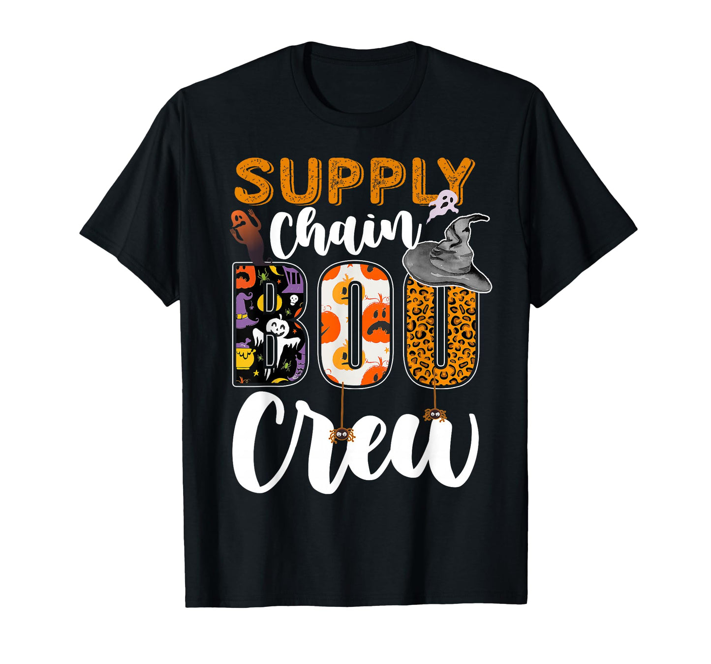 Supply Chain Boo Crew Halloween Matching Analyst T-Shirt