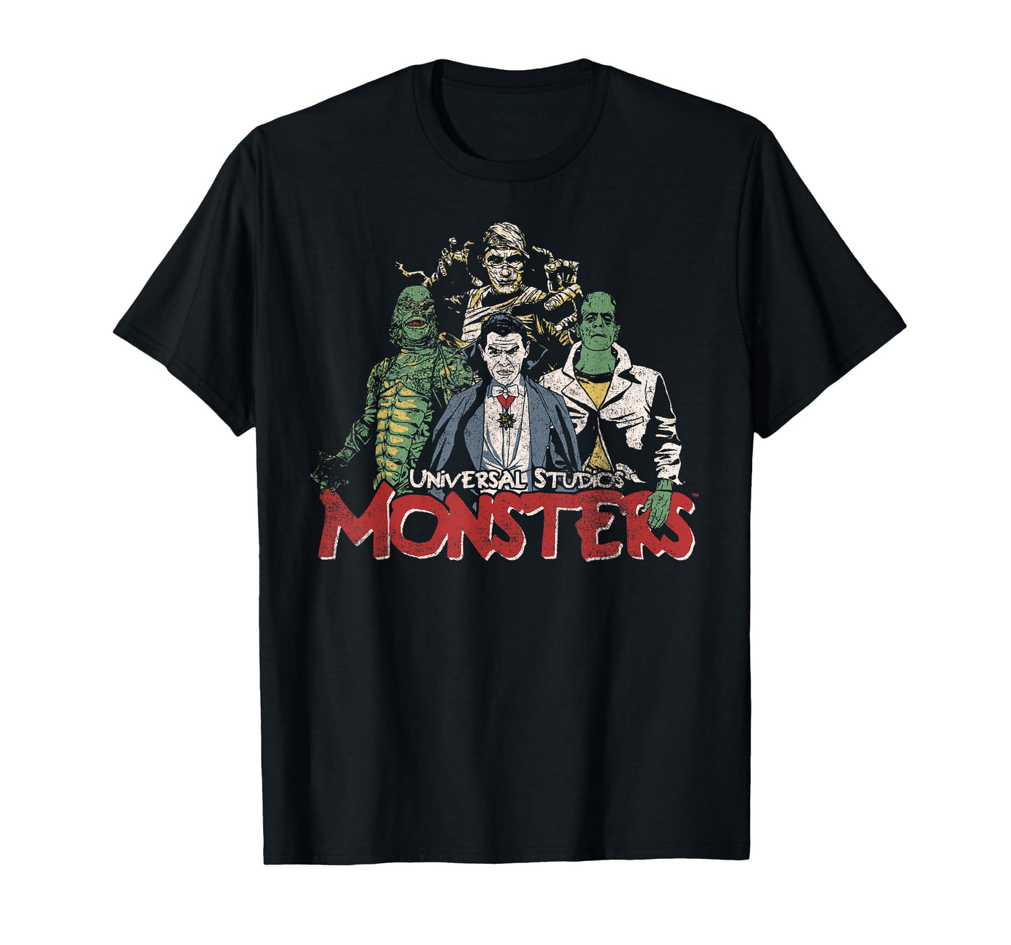Universal Monsters Vintage Group Shot T-Shirt
