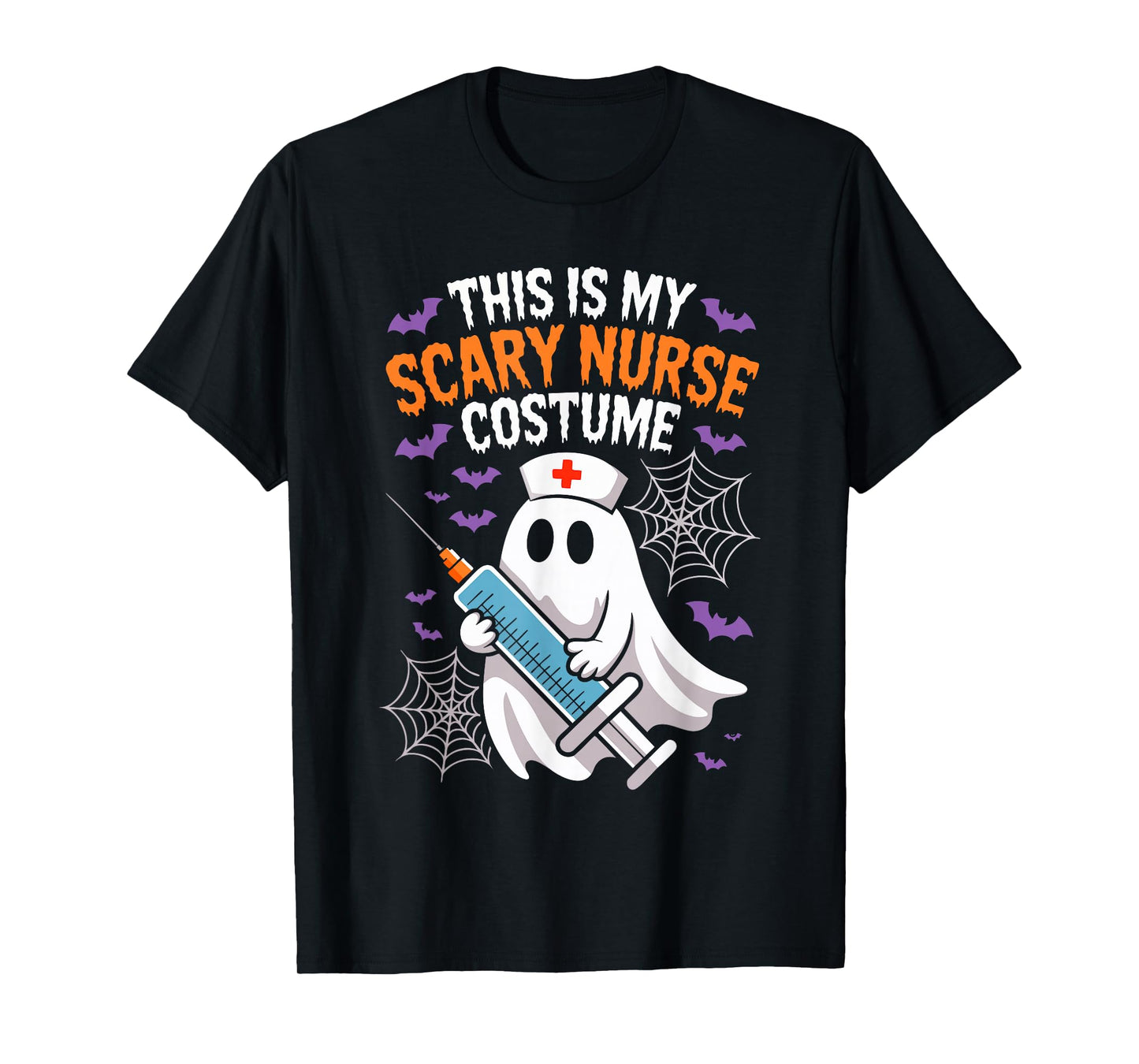 This is My Scary Nurse Costume Shirt Adult Men Women Nursing T-Shirt
