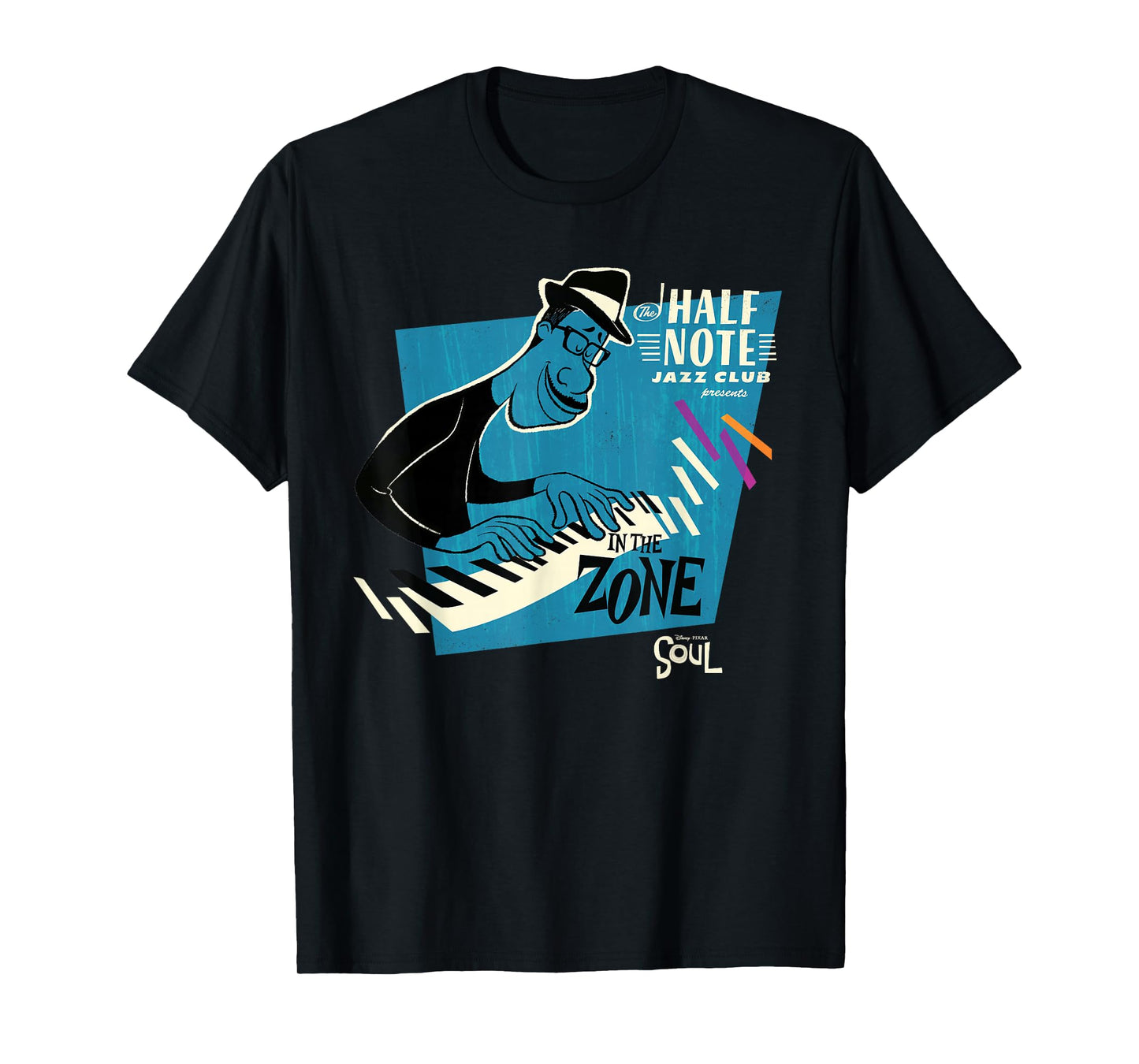 Disney and Pixar's Soul Joe Gardner Jazz Club In the Zone T-Shirt