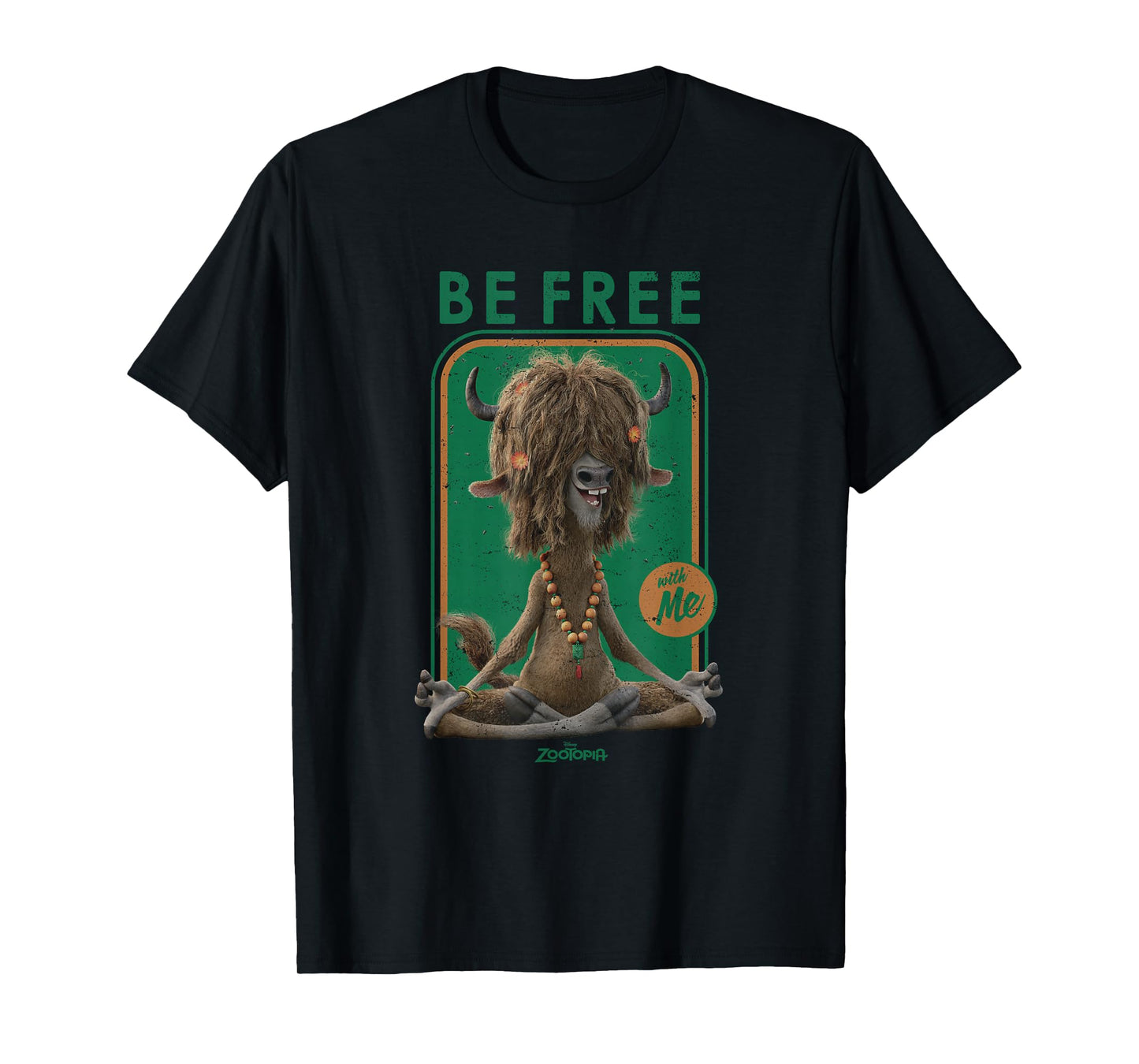 Disney Zootopia Yax the Yak Be Free With Me T-Shirt