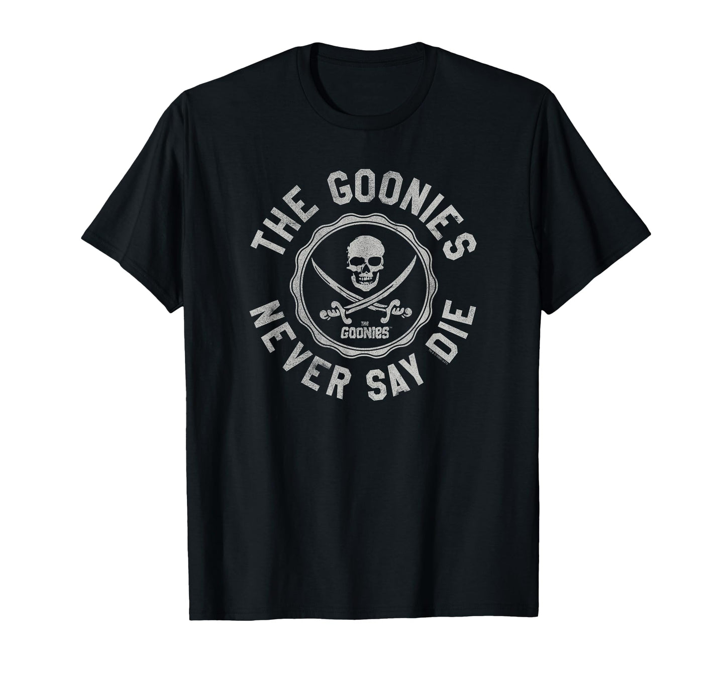 The Goonies Never Say Die Varsity Seal Retro Movie T-Shirt