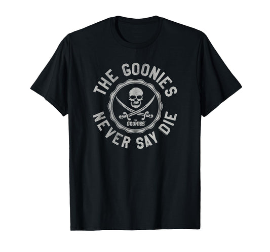 The Goonies Never Say Die Varsity Seal Retro Movie T-Shirt