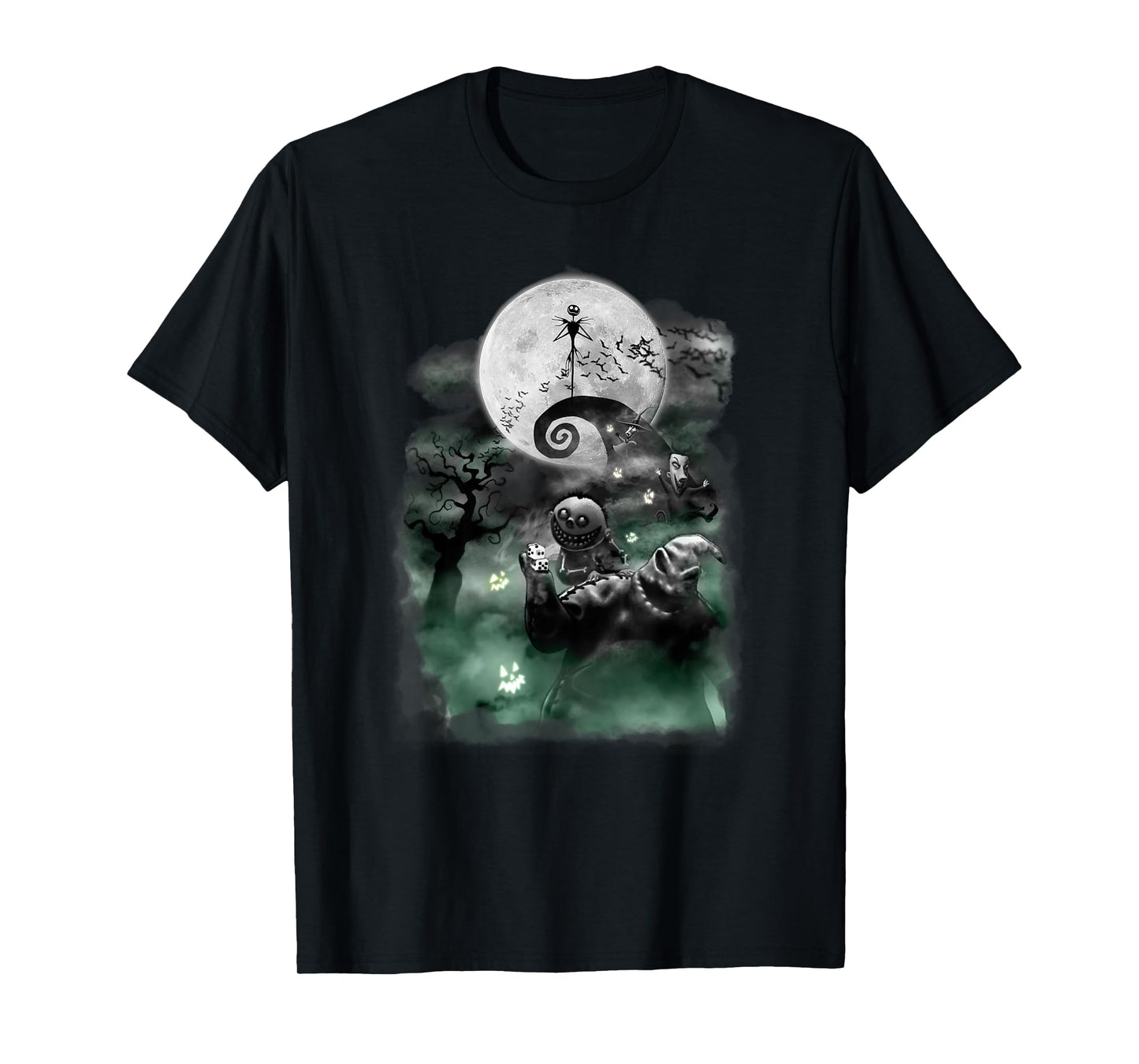 Disney - The Nightmare Before Christmas Haunted Scene T-Shirt