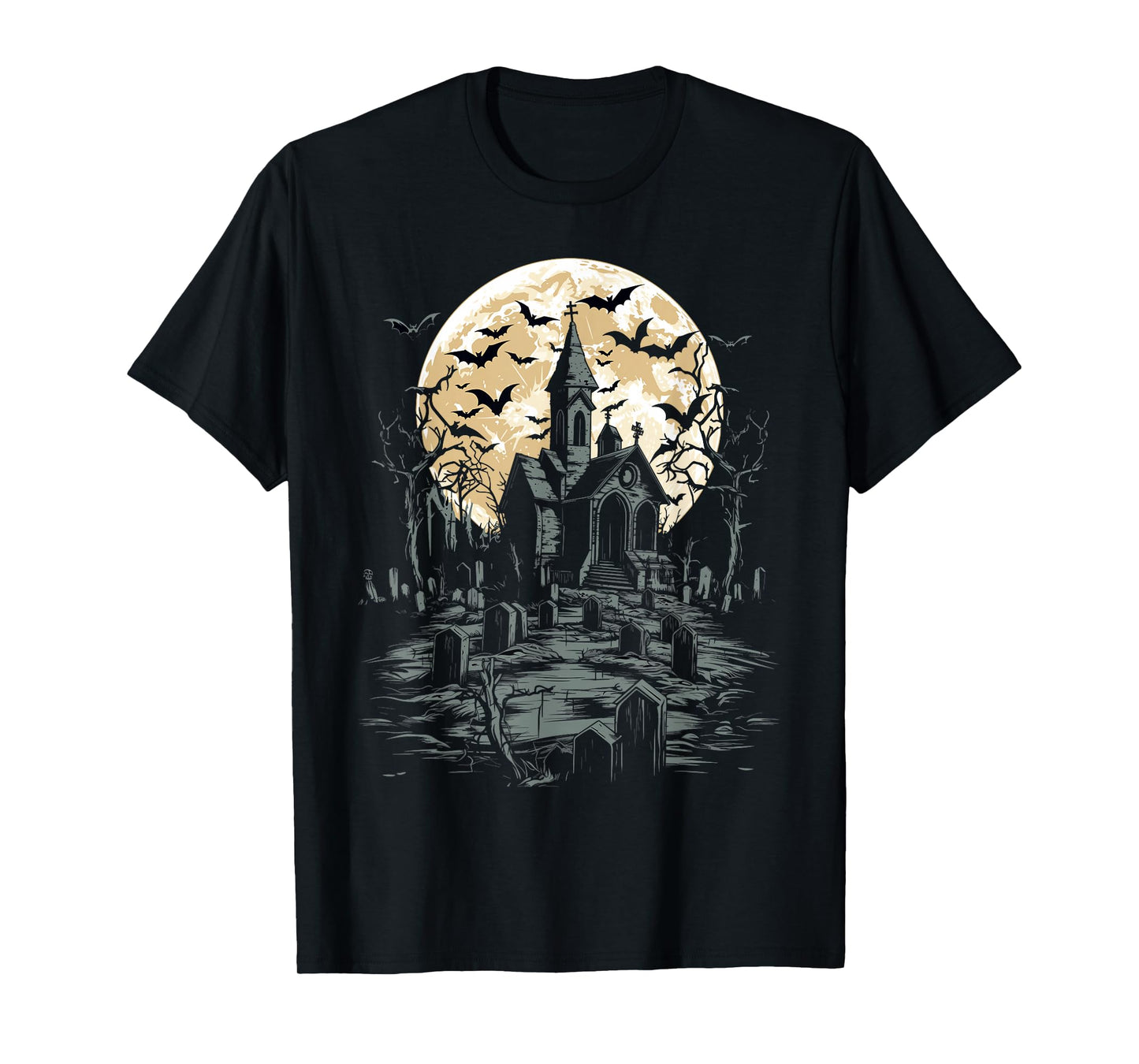 Halloween Spooky Haunted Mansion T-Shirt
