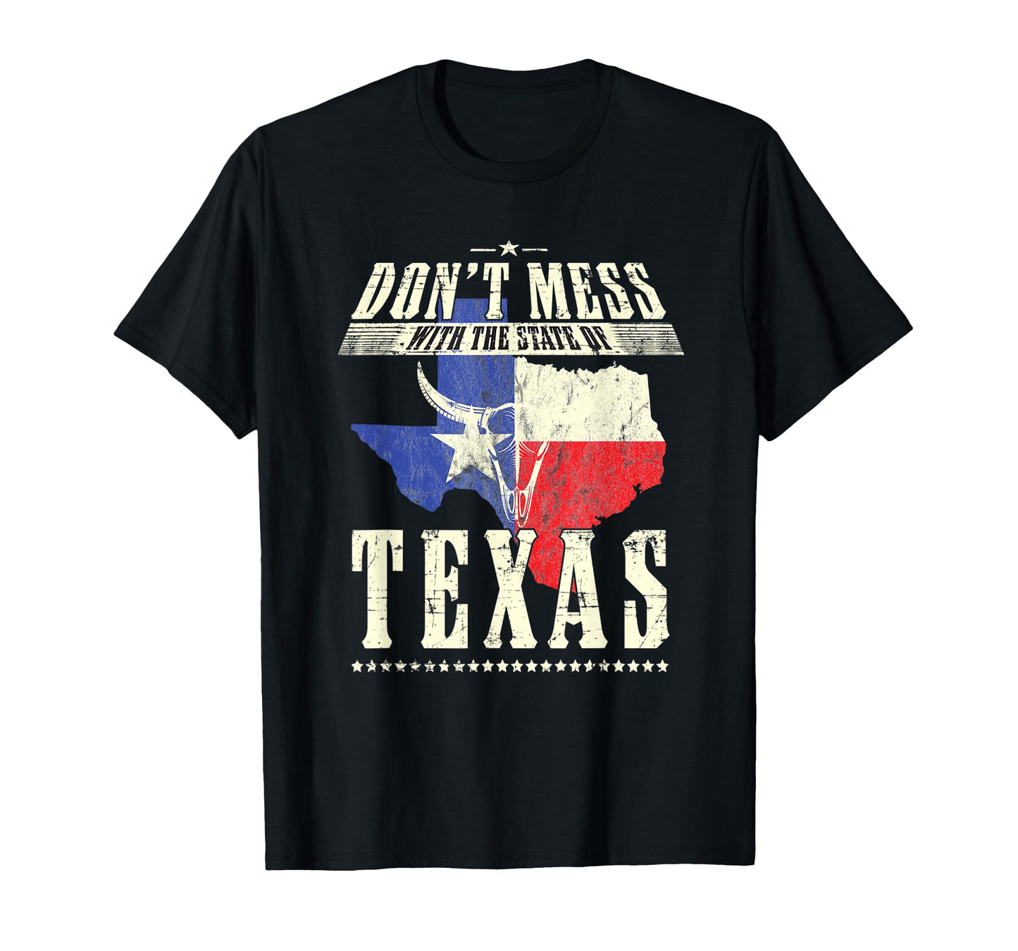 Don’t Mess With Texas Proud Texan Longhorn Lone Star State T-Shirt