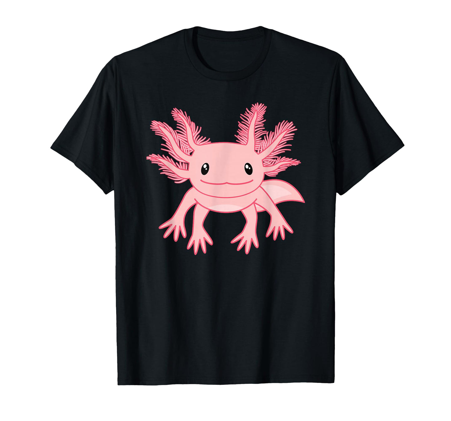 Cute Pink Axolotl Kawaii Axolotl Lover Women Girls T-Shirt