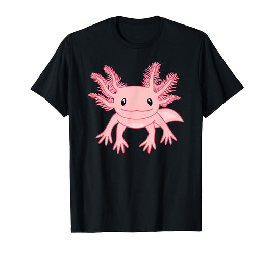 Cute Pink Axolotl Kawaii Axolotl Lover Women Girls T-Shirt