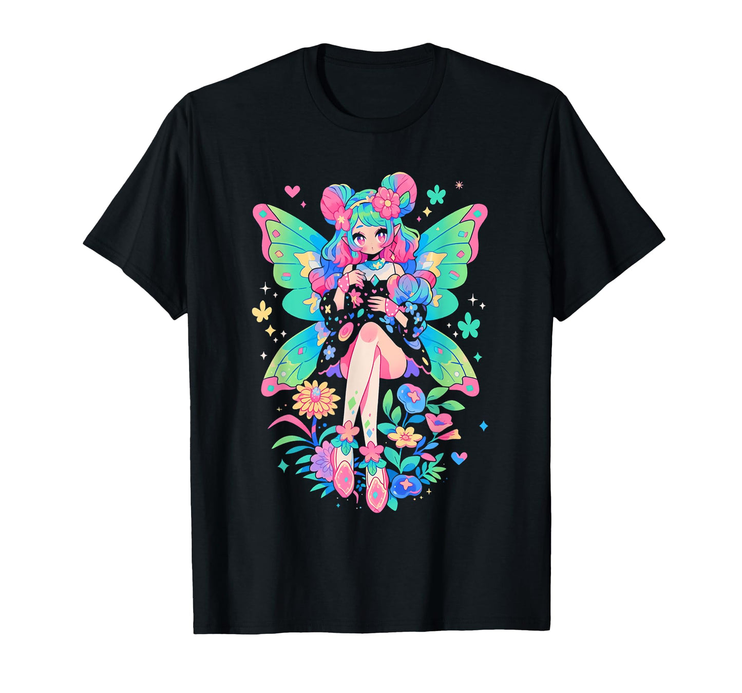 Anime Manga Girl | Kawaii Fairycore Fairy Kei Decora Kei T-Shirt