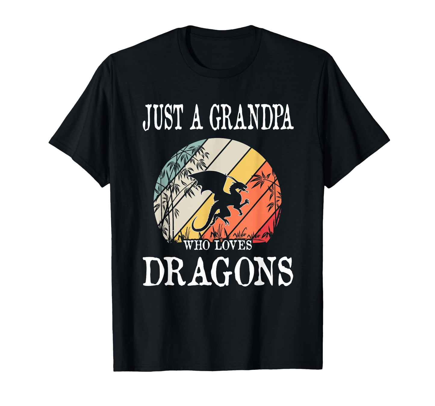 Just A Grandpa Who Loves Dragons T-Shirt