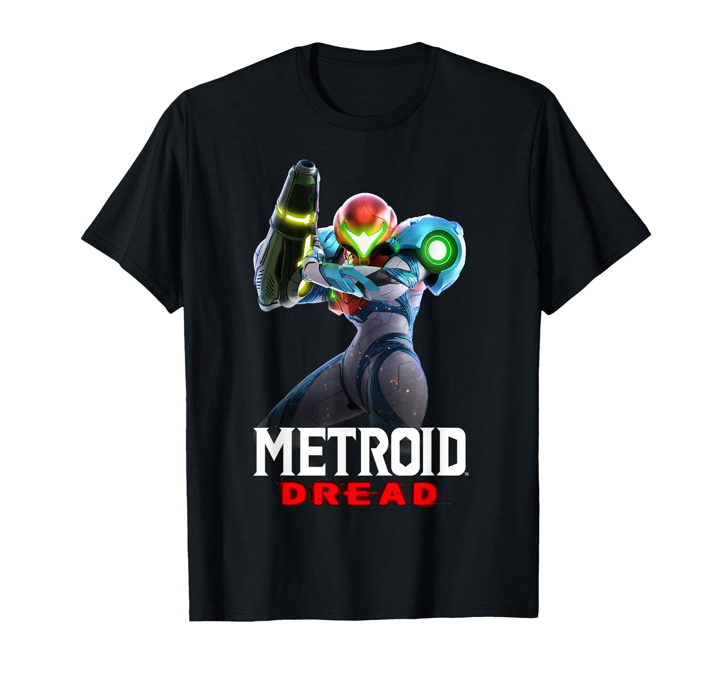 Metroid Dread Samus Aran Standing Nintendo Hero Poster T-Shirt