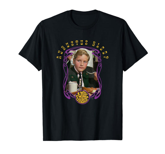 Willy Wonka & The Chocolate Factory Augustus Gloop Portrait T-Shirt