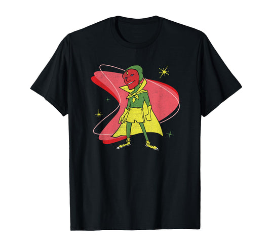 Marvel WandaVision Vision 50s Retro T-Shirt