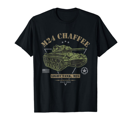 M24 Chaffee WW2 Tank T-Shirt