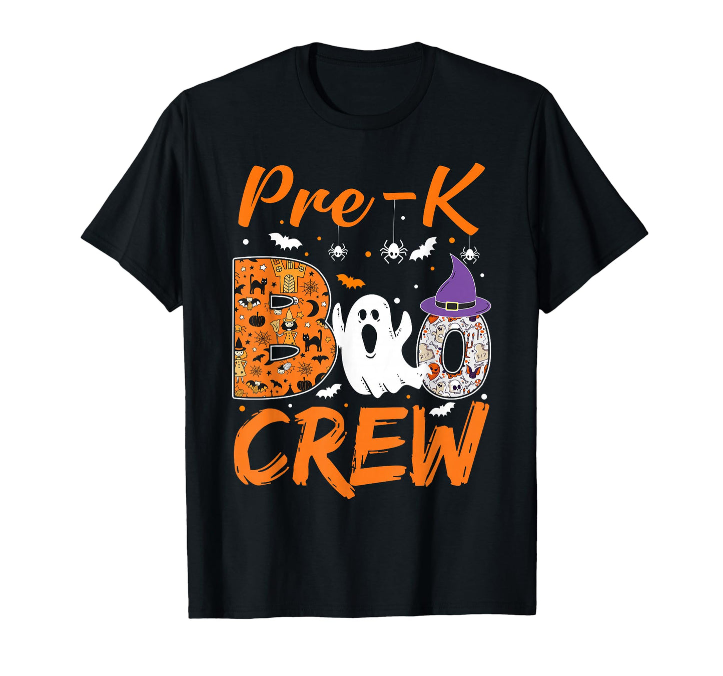 Pre-K Boo Crew Teacher Student Halloween Pre-kindergarten T-Shirt