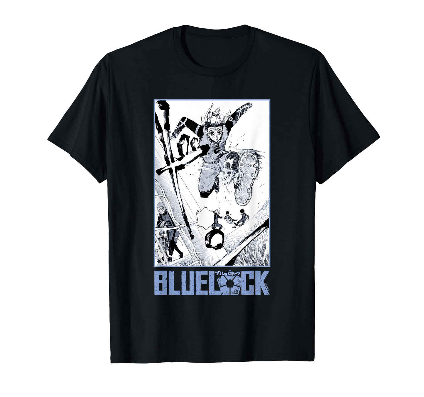 Blue Lock Gin Gagamaru Goalkeeper Big Chest Panel Portrait T-Shirt