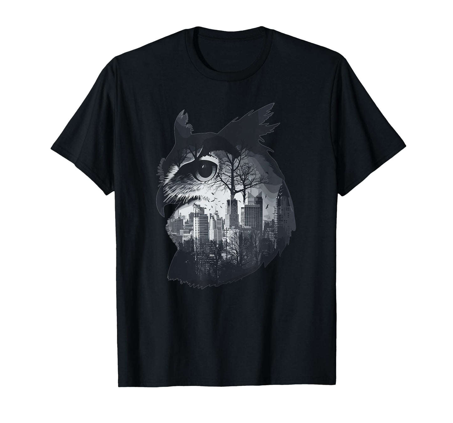 Aesthetic City Owl T-Shirt