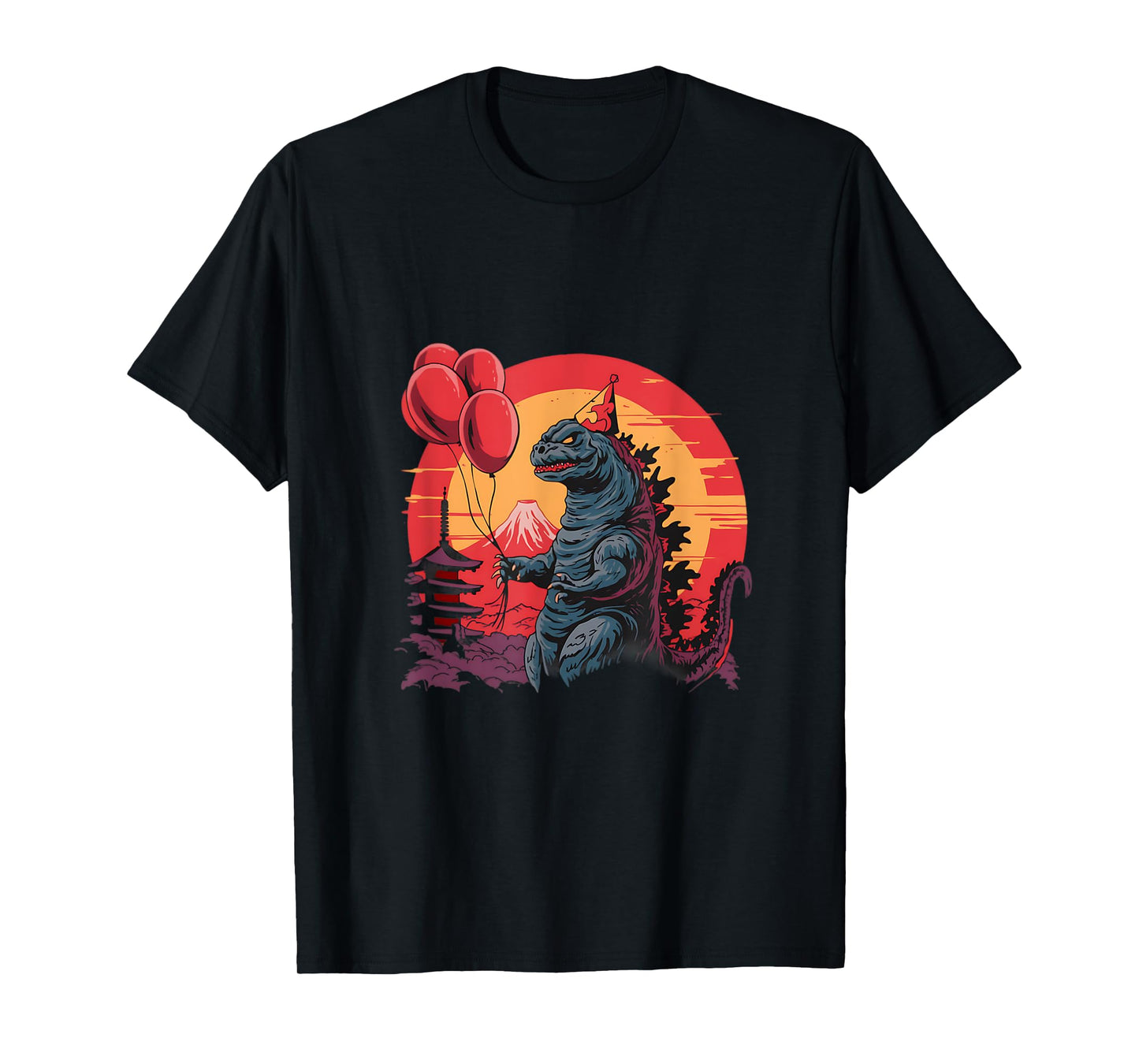 Kaiju Birthday Party Japan Monster Movie Bday Japanese T-Shirt