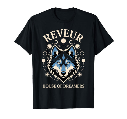 Reveur House of Dreamers Wolf Spirit Cosmic Vision Nightwear T-Shirt