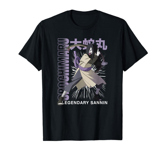 Naruto Shippuden Orochimaru Legendary Sannin Anime T-Shirt