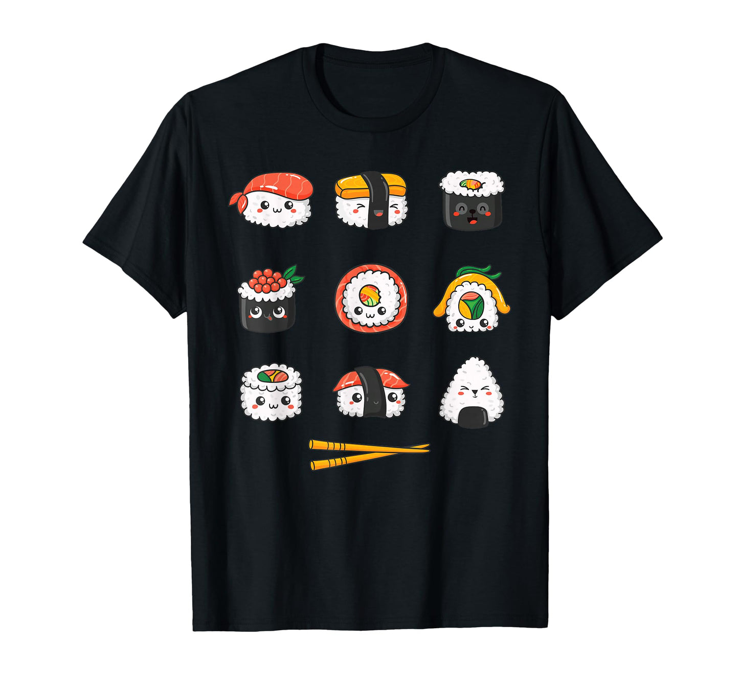 Assorted Sushi Rice Japanese Food Kawaii Otaku T-Shirt