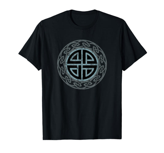 Vintage Protection Shield Knot Celtic Norse Vikings Health T-Shirt