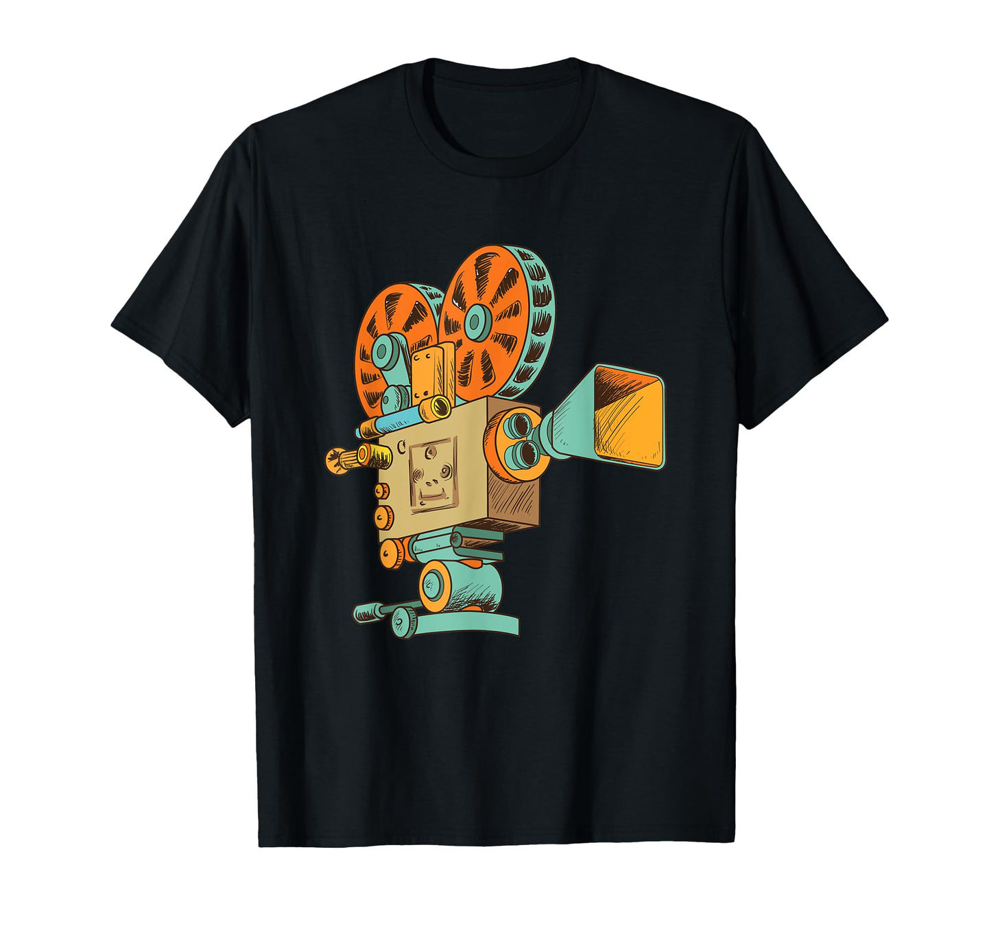 Retro Vintage Film Camera for Filmmakers and Movie Directors T-Shirt
