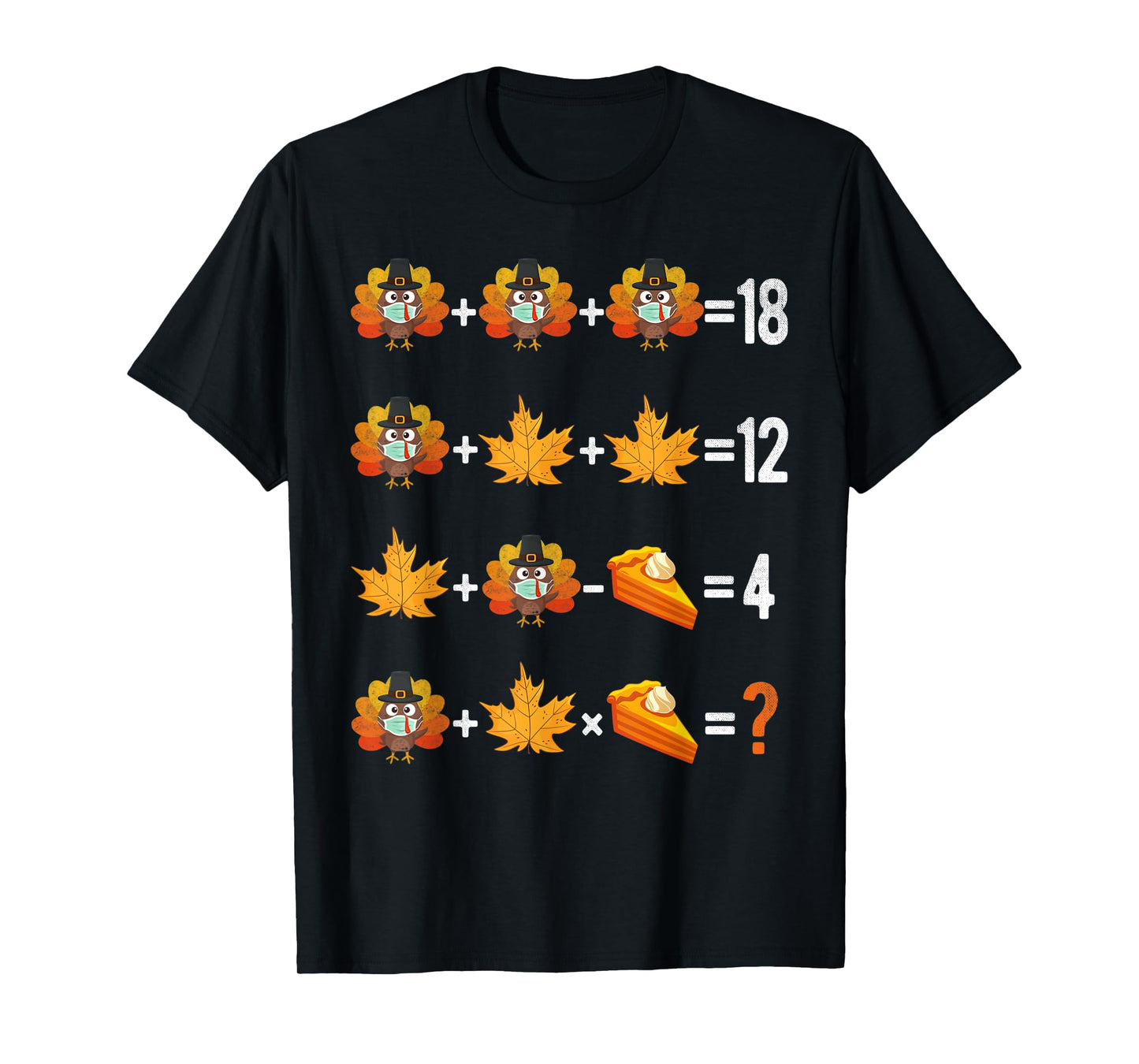 Thanksgiving Order of Operations Quiz Math Teacher life Gift T-Shirt