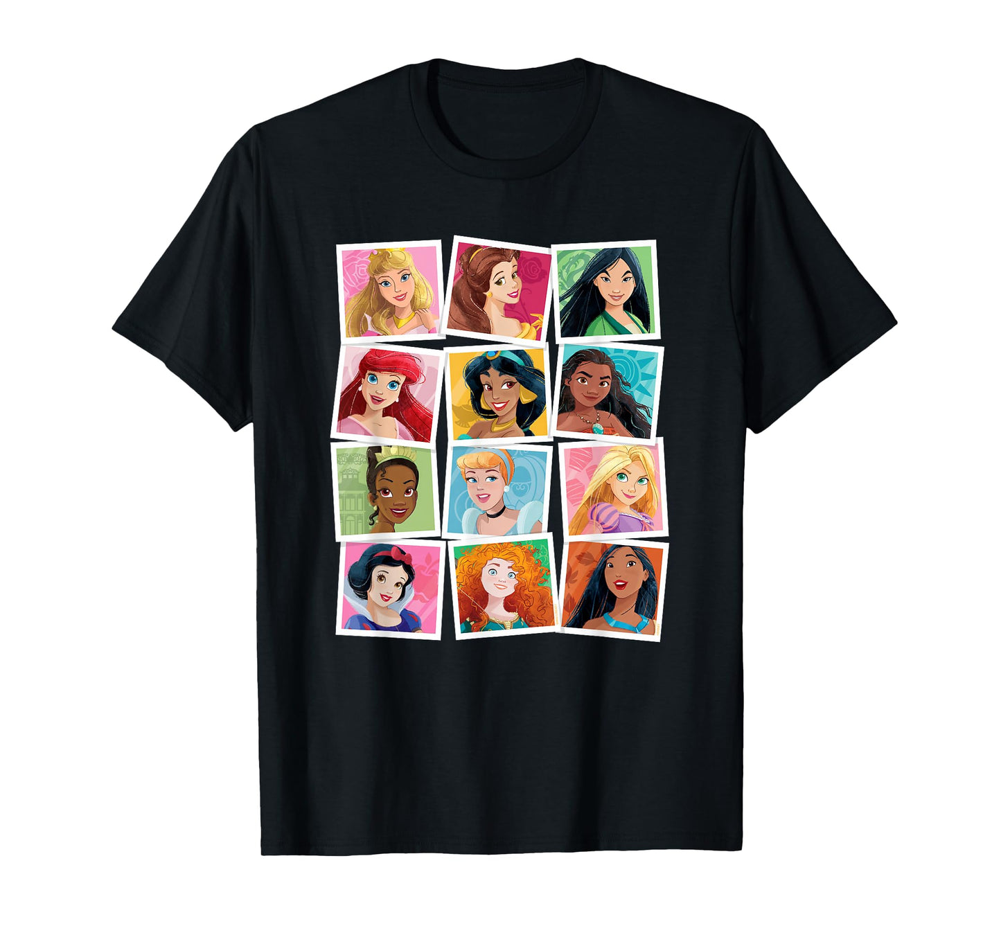 Disney Princess Photos Portrait Picture Collection T-Shirt