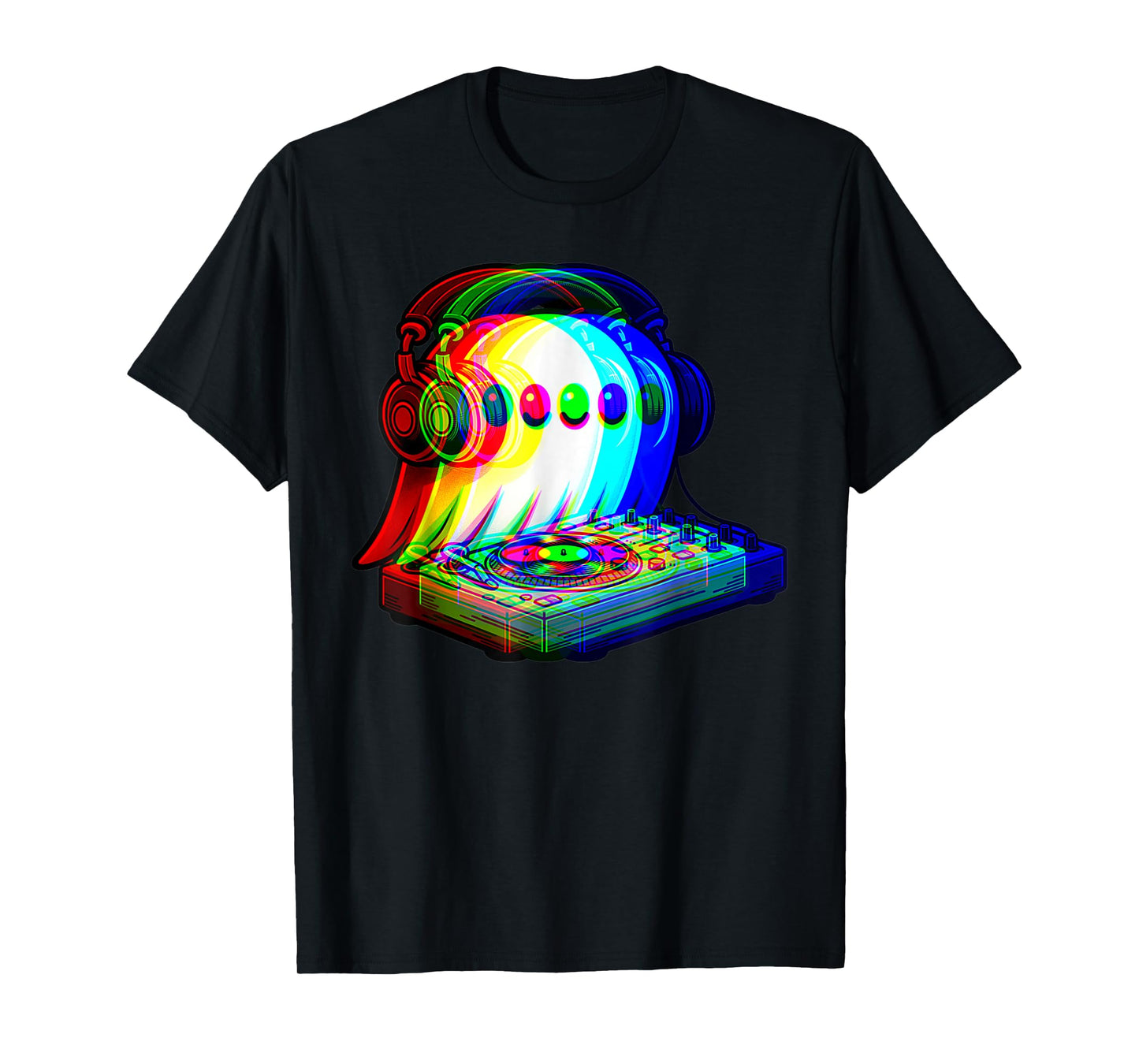 house music ghost Halloween Techno Rave Halloween Party T-Shirt