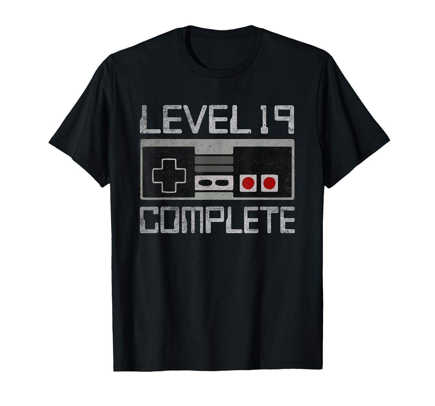 Level 19 Complete 19 Year 19th Wedding Anniversary For Him T-Shirt