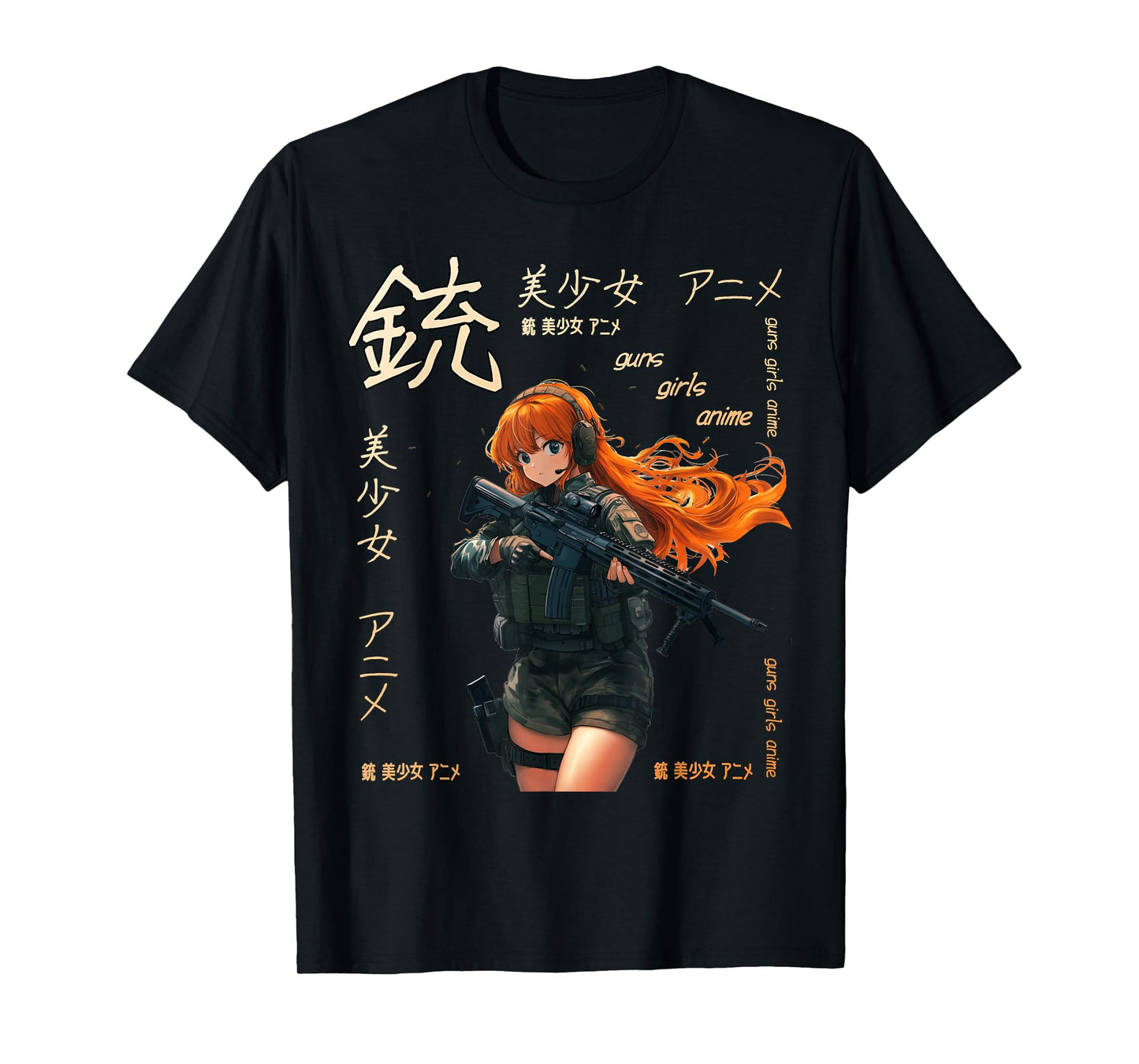 Anime Waifu Graphic T-Shirt