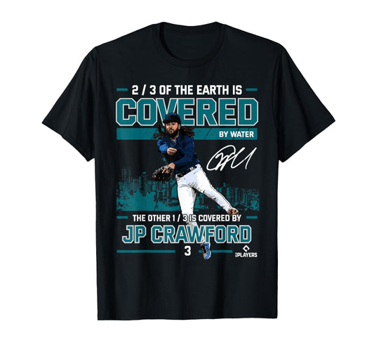 Covered JP Crawford Seattle MLBPA T-Shirt