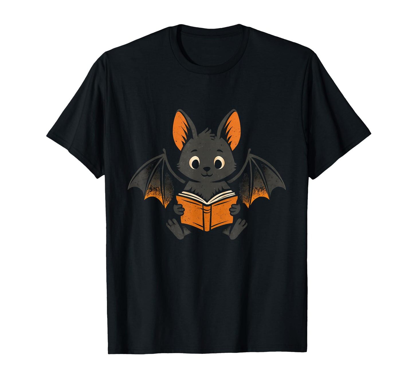 Bat Reading Book T-Shirt