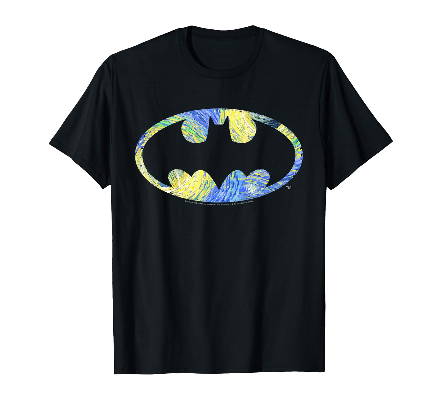 Kids DC Comics Batman Starry Night Logo T-Shirt