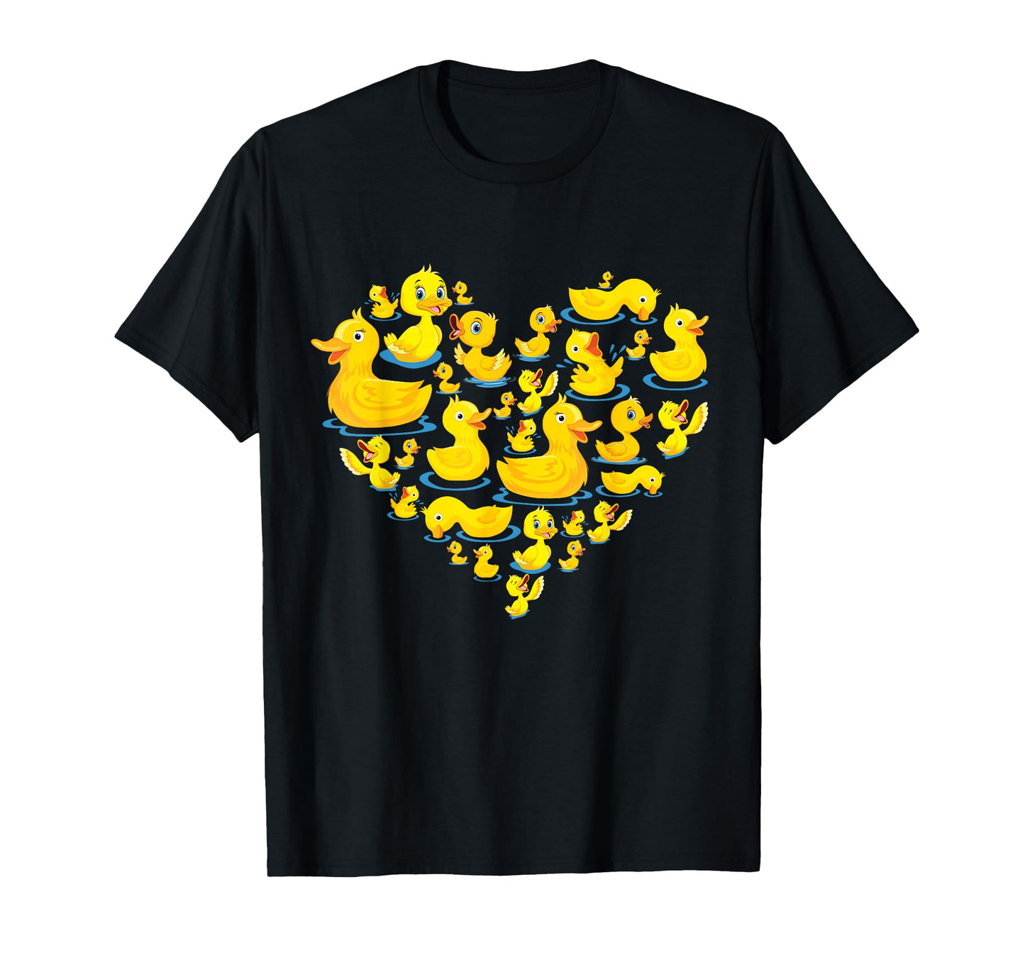 Funny Duck Love Heart Gifts T-Shirt