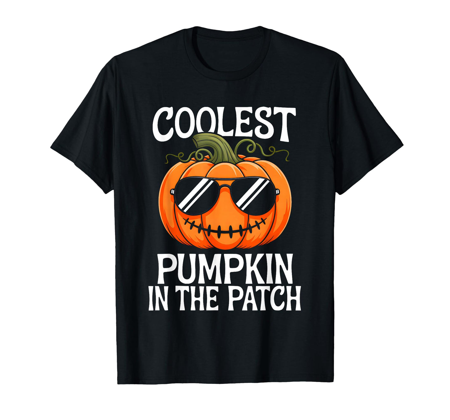 Coolest Pumpkin In The Patch Halloween Pumpkin Shirt For Boy T-Shirt