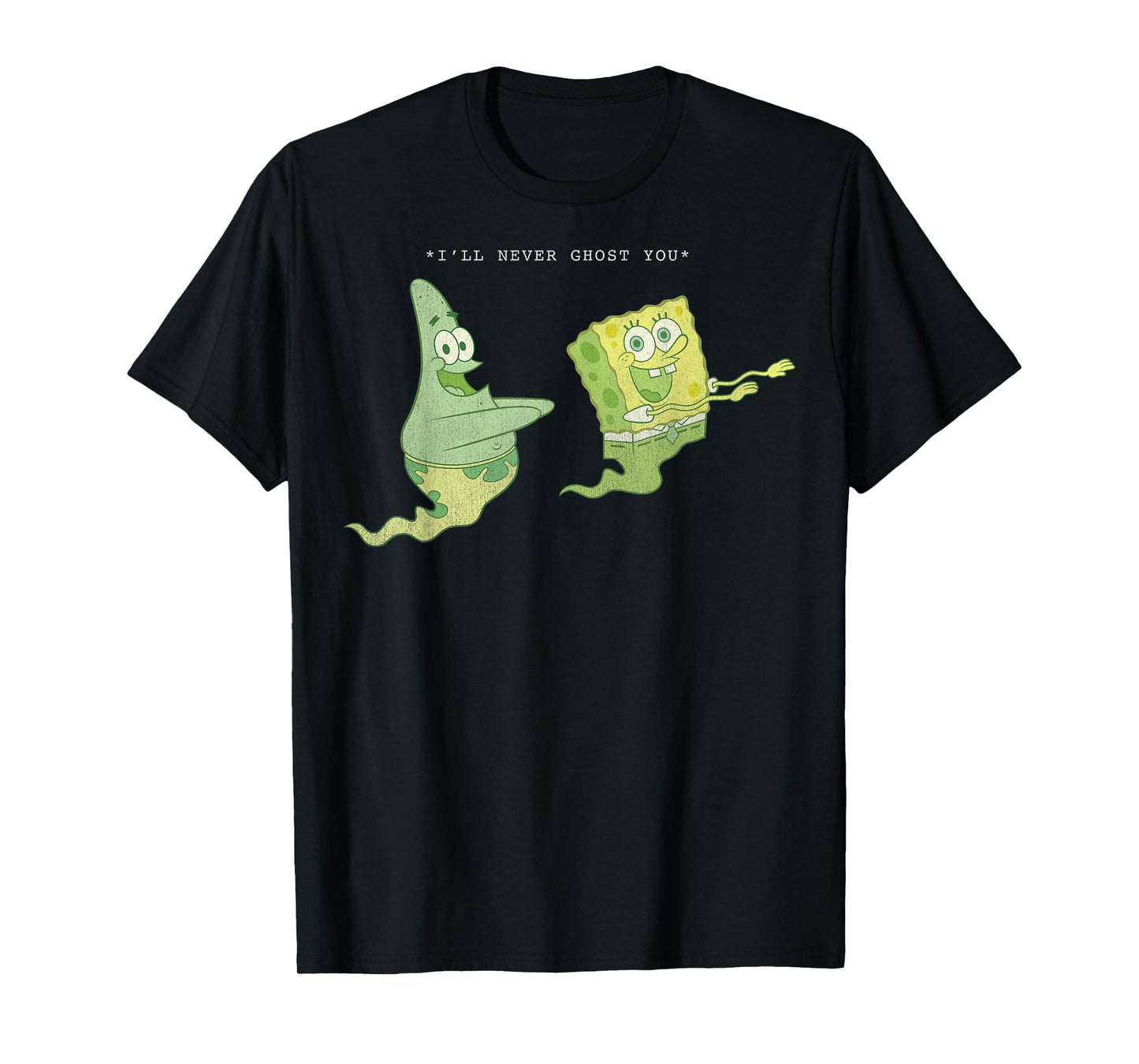 SpongeBob SquarePants Patrick Star I'll Never Ghost You T-Shirt