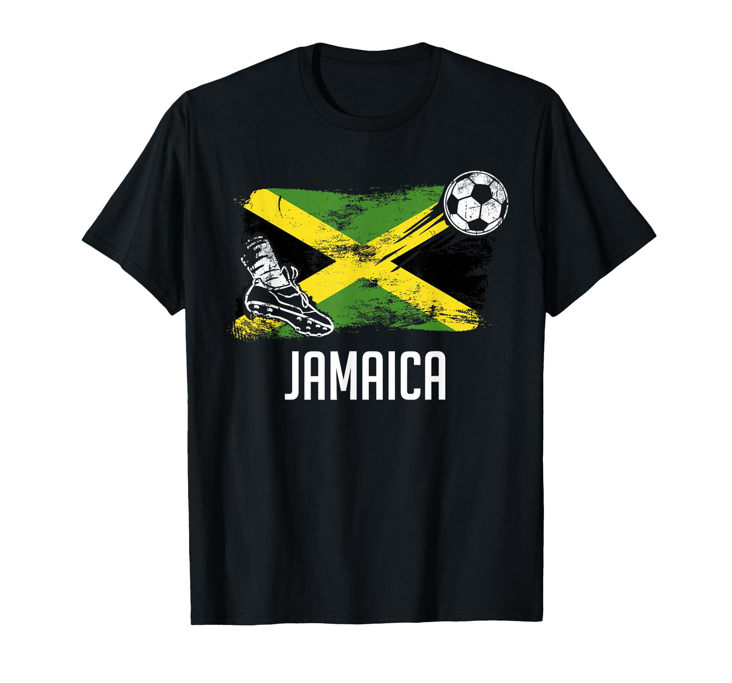 Jamaica Flag Jersey Jamaican Soccer Team Jamaican T-Shirt