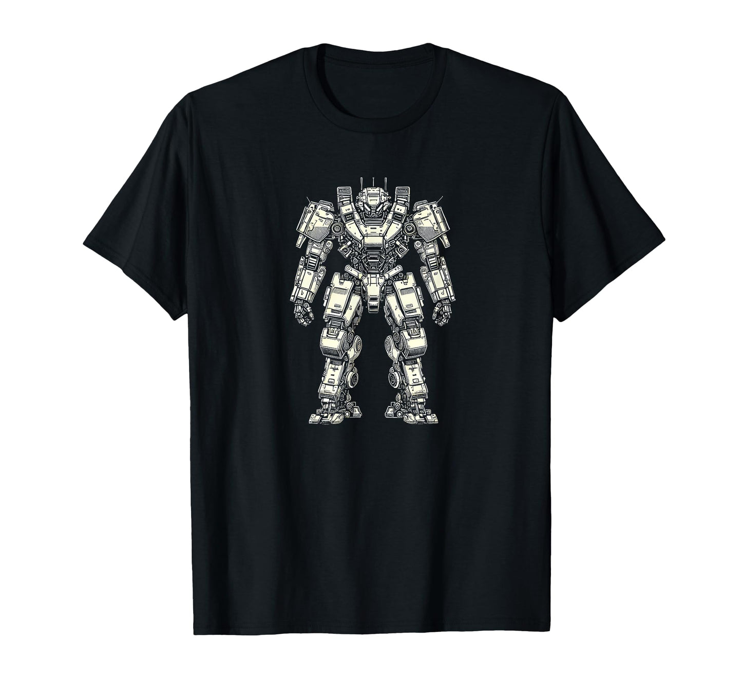 Elite Mech Suit Design Tactical Sci-Fi Robot Cool Mech Bot T-Shirt