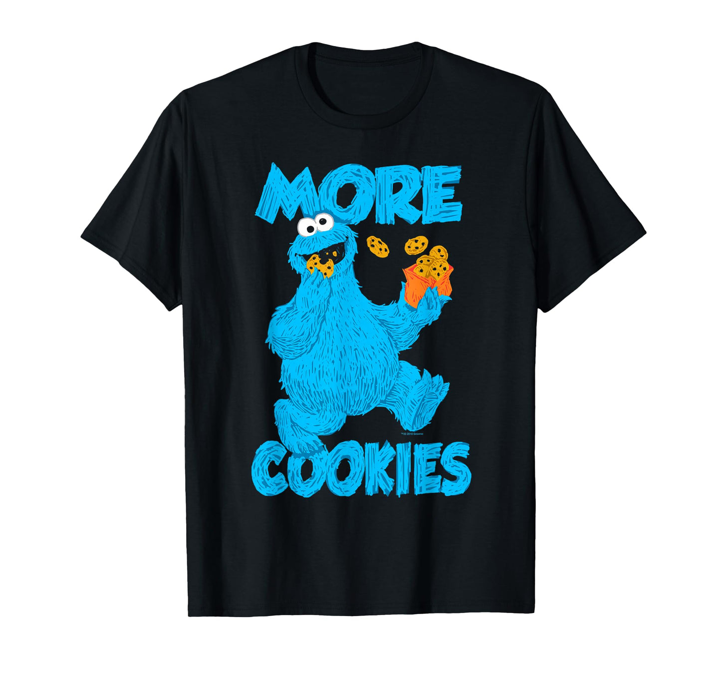 Sesame Street Cookie Monster More Cookies T-Shirt