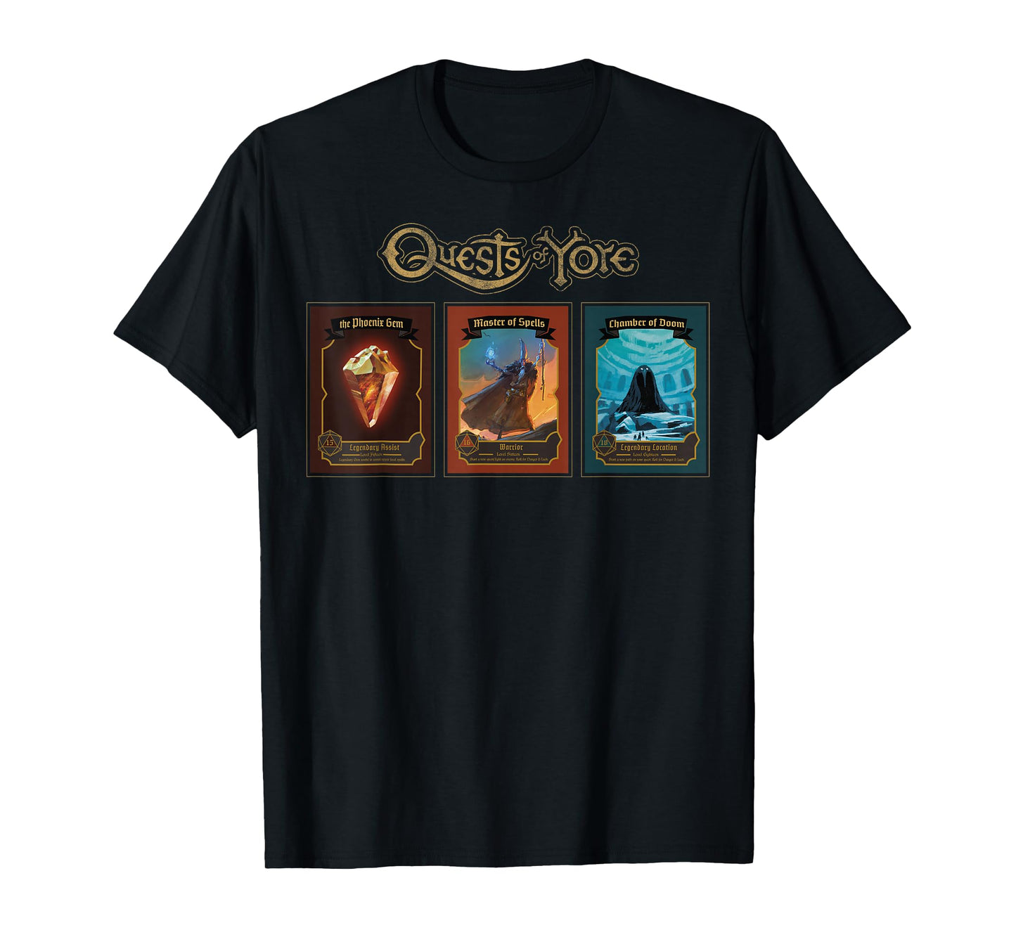 Disney Pixar Onward Quests Of Yore Cards T-Shirt