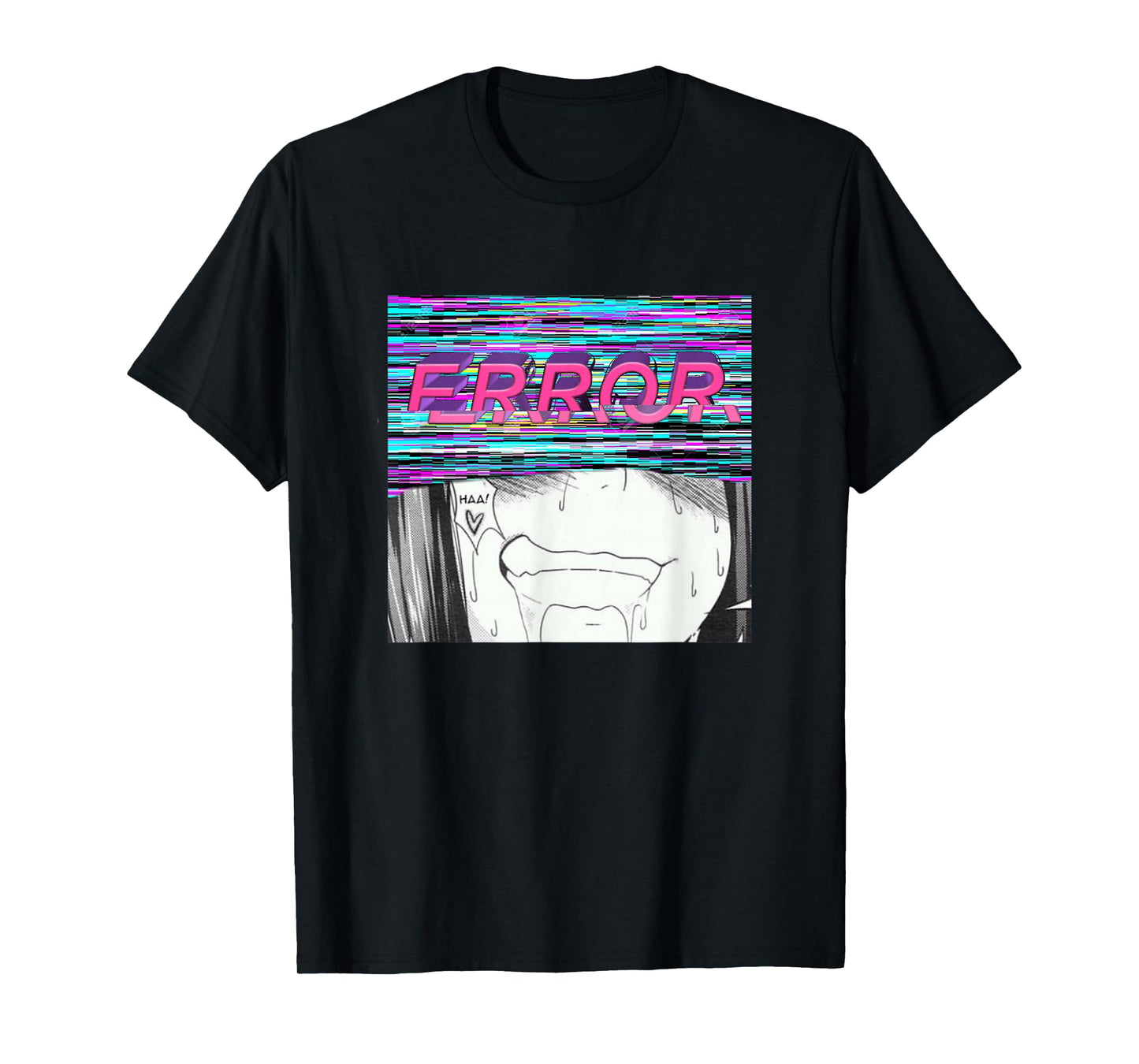 Error Vaporwave Ahegao Kink Doujinshi Hentai Ecchi Edit T-Shirt