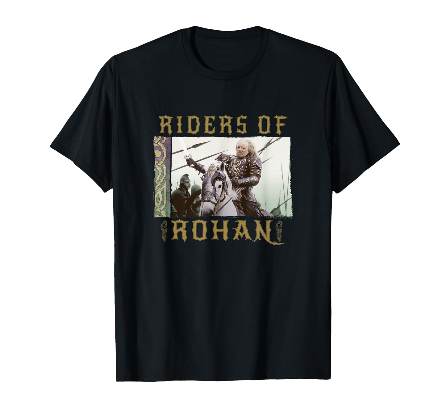 The Lord of The Rings Riders of Rohan Théoden Movie Panel T-Shirt