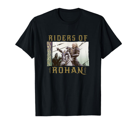 The Lord of The Rings Riders of Rohan Théoden Movie Panel T-Shirt