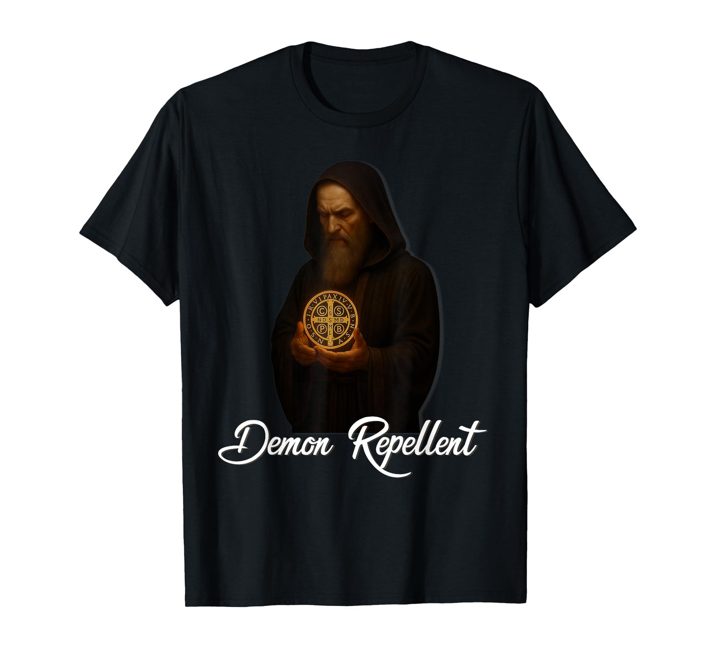 Catholic Saint Benedict Medal T-Shirt