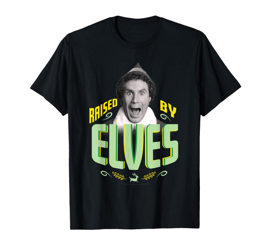 Elf Movie Raised by Elves T-Shirt