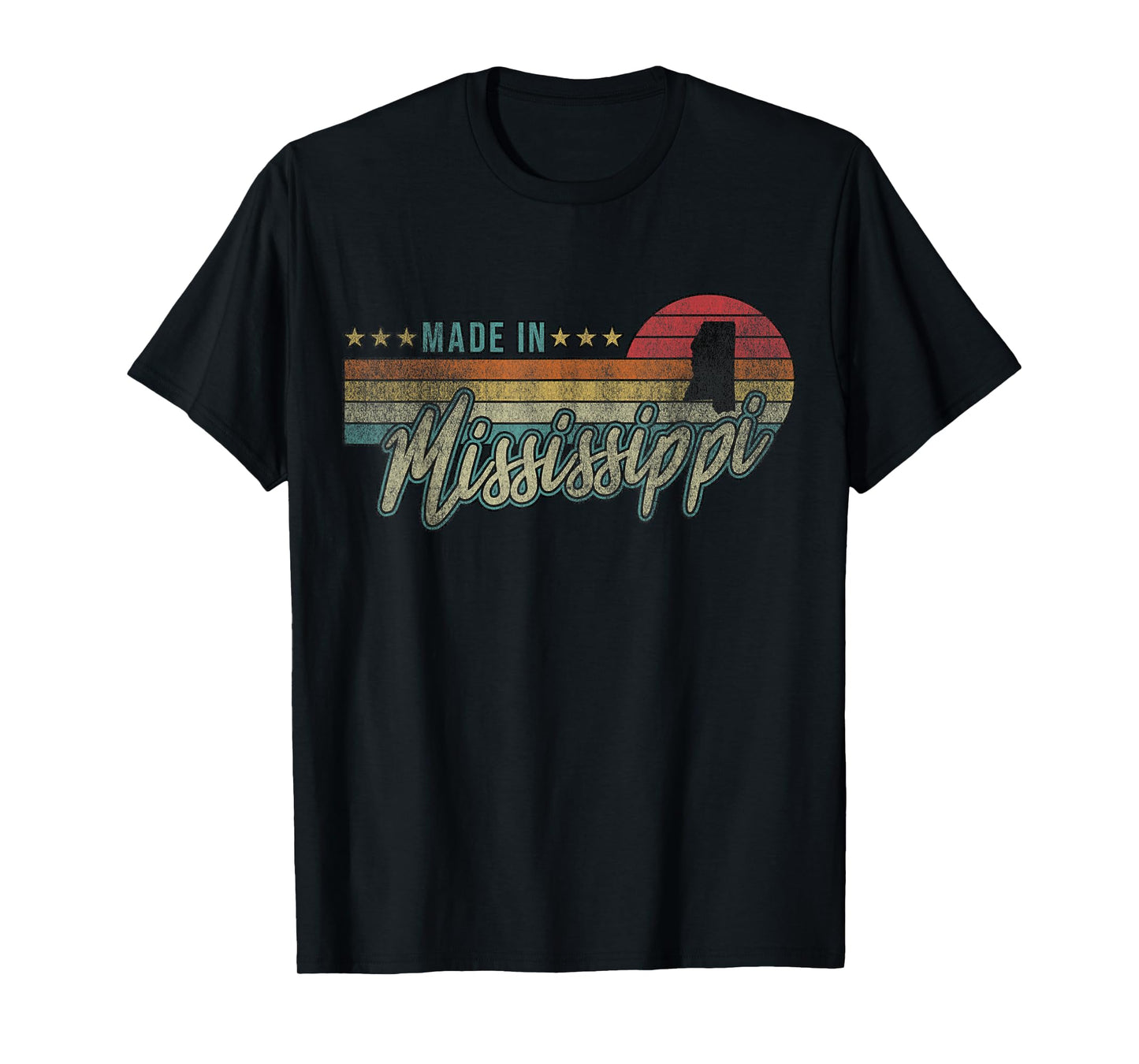 Mississippi State Vintage Proud Women Mens Gift T-Shirt