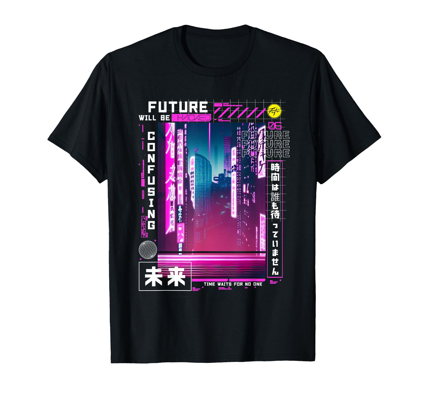 Tokyo Cyberpunk Vaporwave in Japanese Retro Vibes Aesthetic T-Shirt